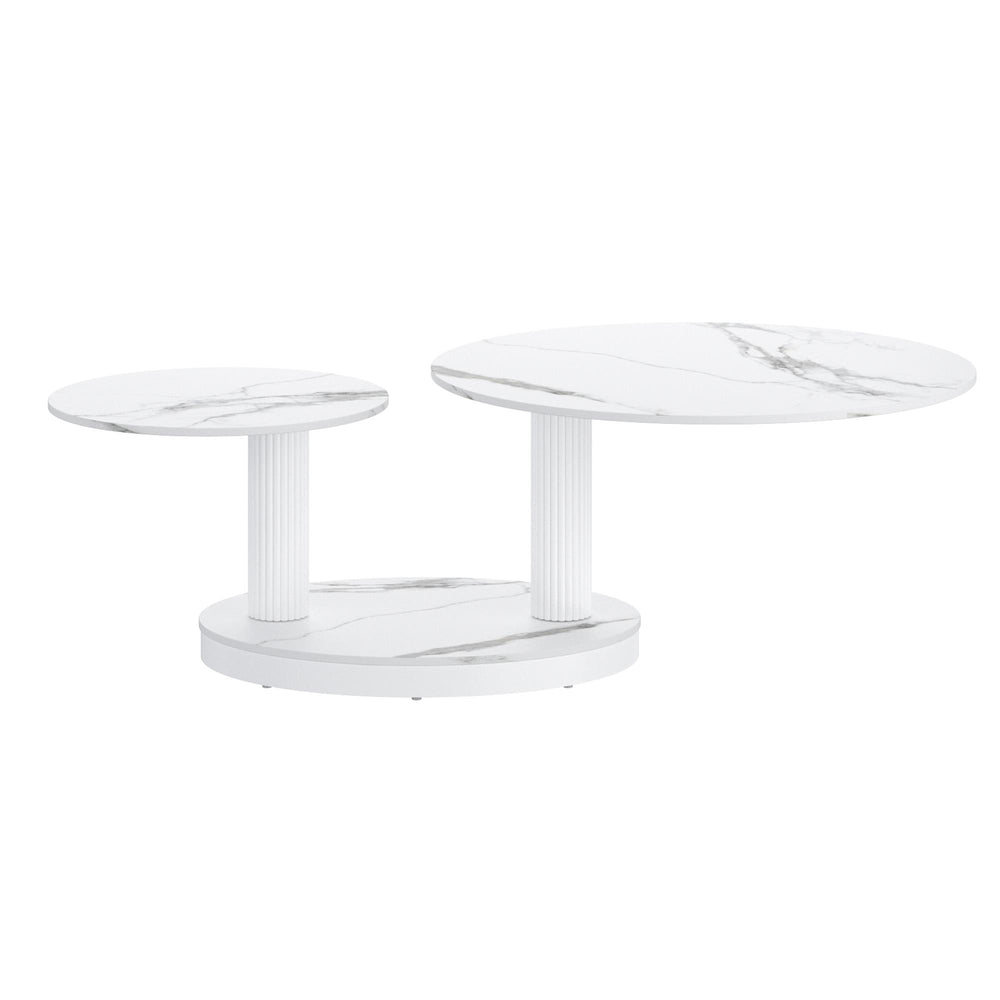  !nspire Elara 301-198WT Coffee Table - White IMAGE 3