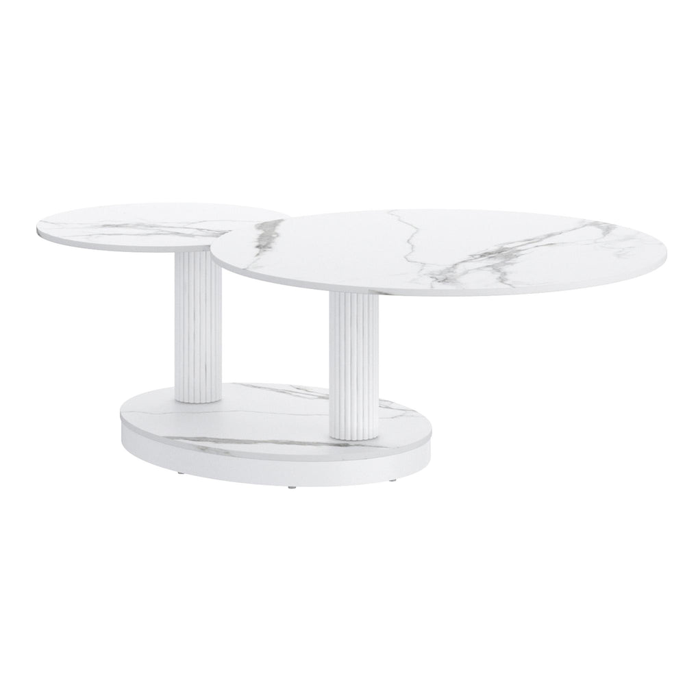  !nspire Elara 301-198WT Coffee Table - White IMAGE 5