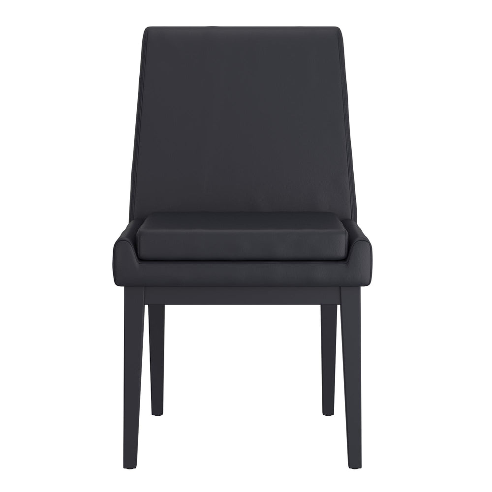  Worldwide Home Furnishings Forna/Cortez 207-161NAT_081BLK_BK 7 pc Dining Set - Natural Table with Black Chair IMAGE 10
