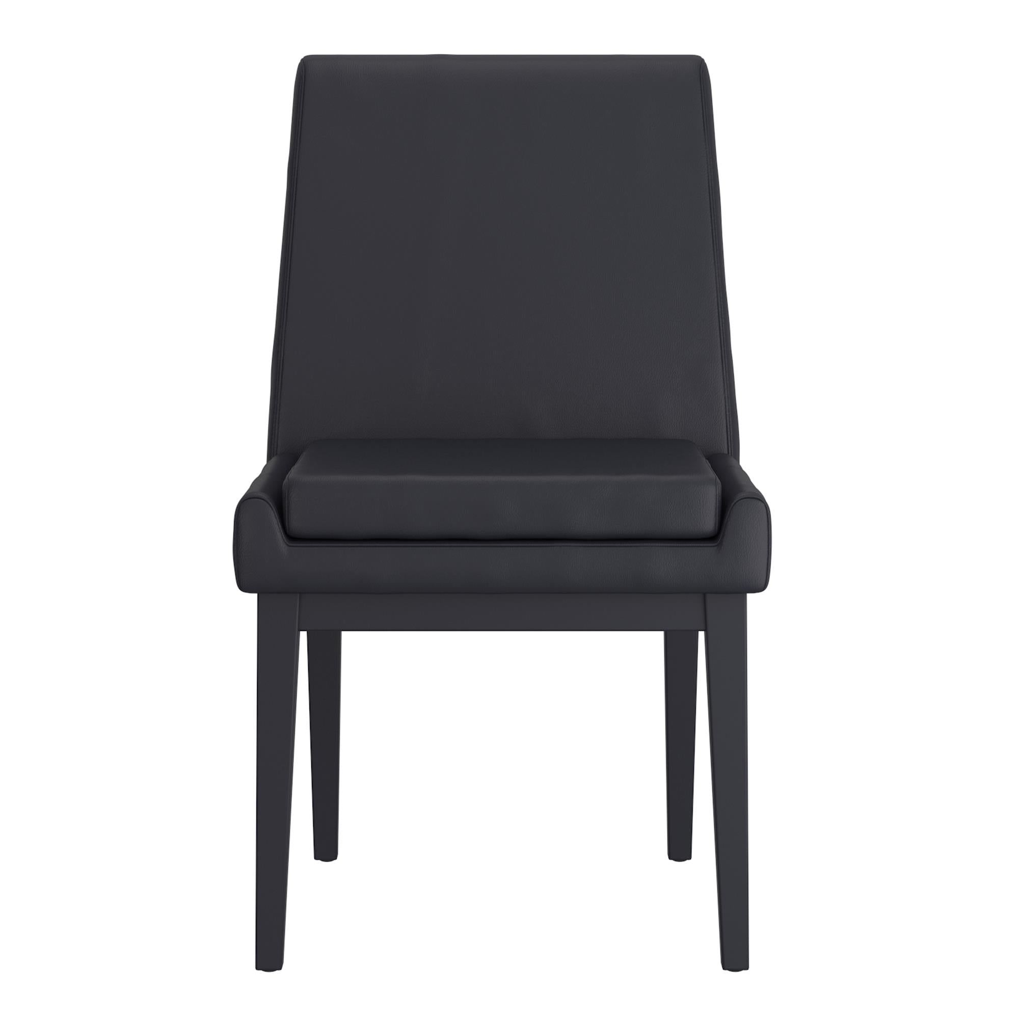  Worldwide Home Furnishings Forna/Cortez 207-161NAT_081BLK_BK 7 pc Dining Set - Natural Table with Black Chair IMAGE 10