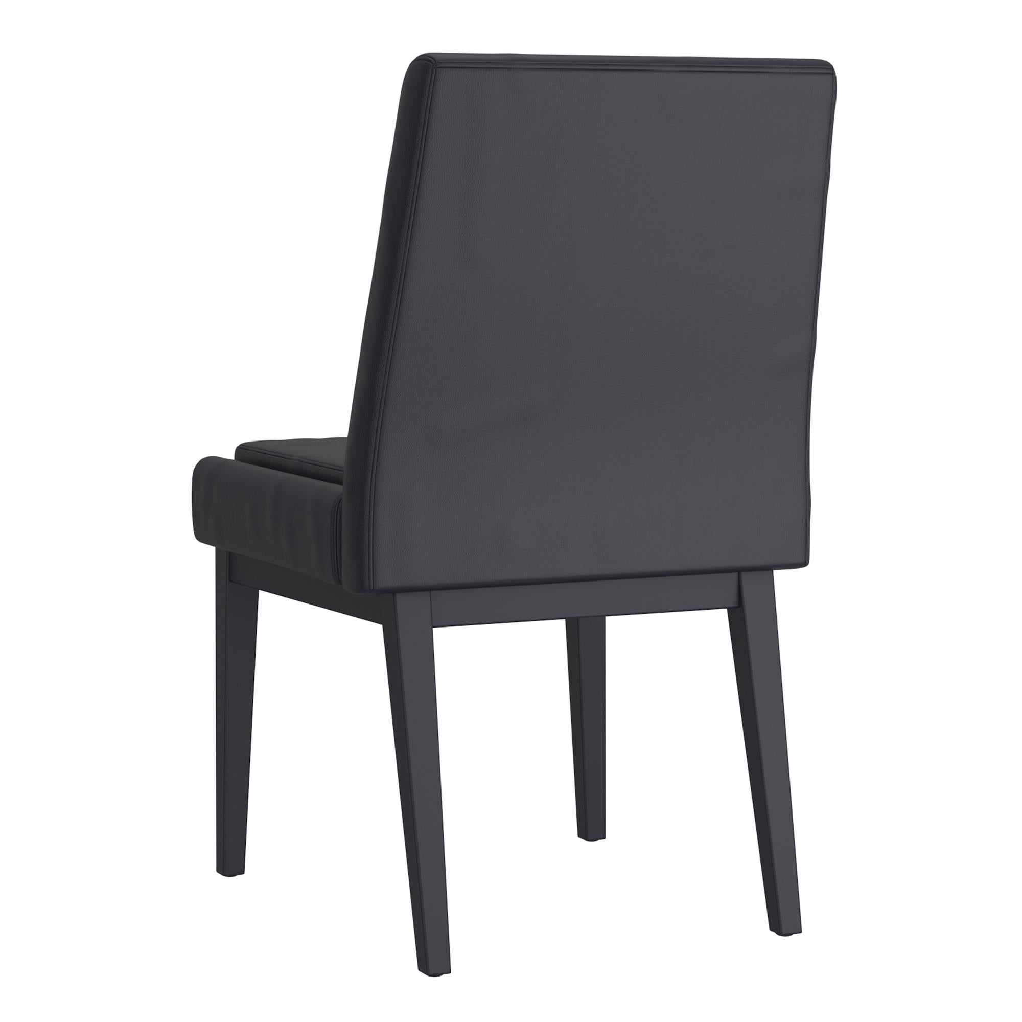  Worldwide Home Furnishings Forna/Cortez 207-161NAT_081BLK_BK 7 pc Dining Set - Natural Table with Black Chair IMAGE 8