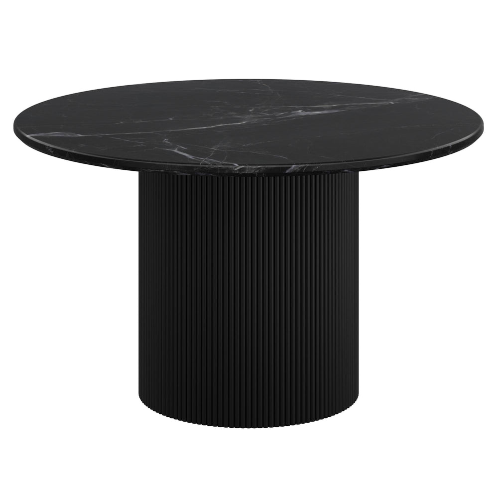  !nspire Jilsa 201-551BLK Round Dining Table - Black IMAGE 1