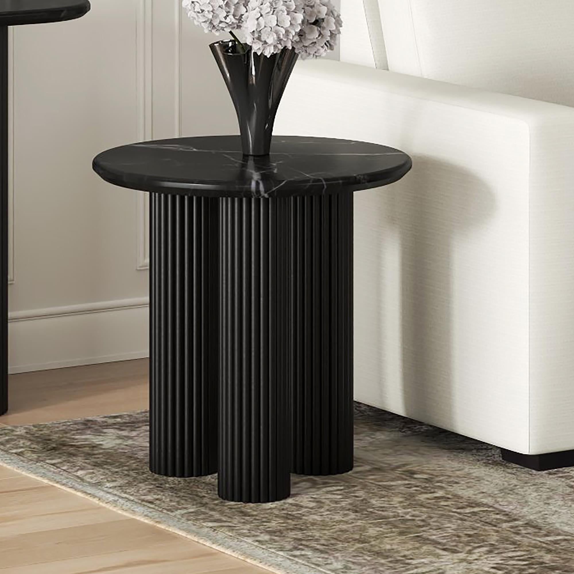  !nspire Jilsa 501-551BLK Accent Table - Black IMAGE 2