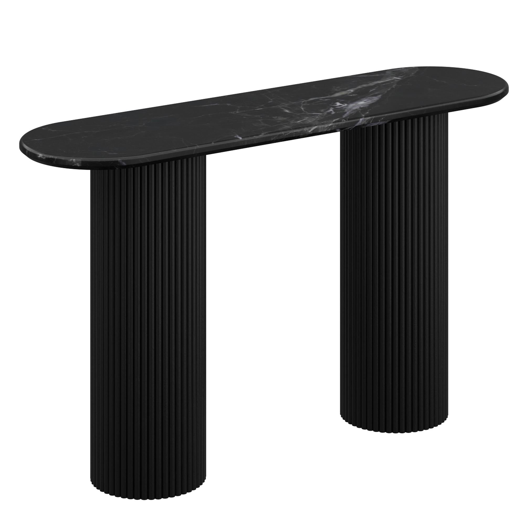  !nspire Jilsa 502-551BLK Console Table - Black IMAGE 1