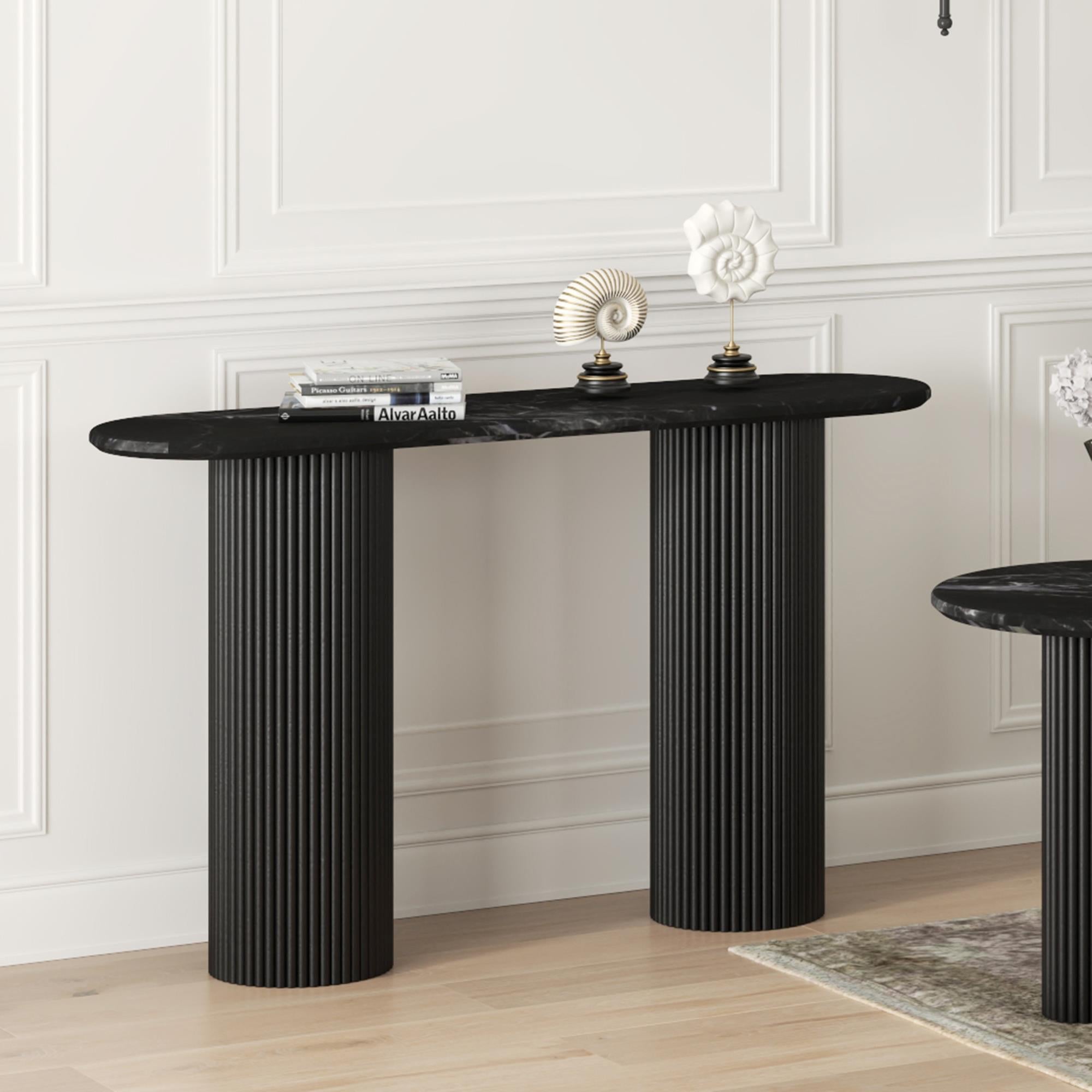  !nspire Jilsa 502-551BLK Console Table - Black IMAGE 2