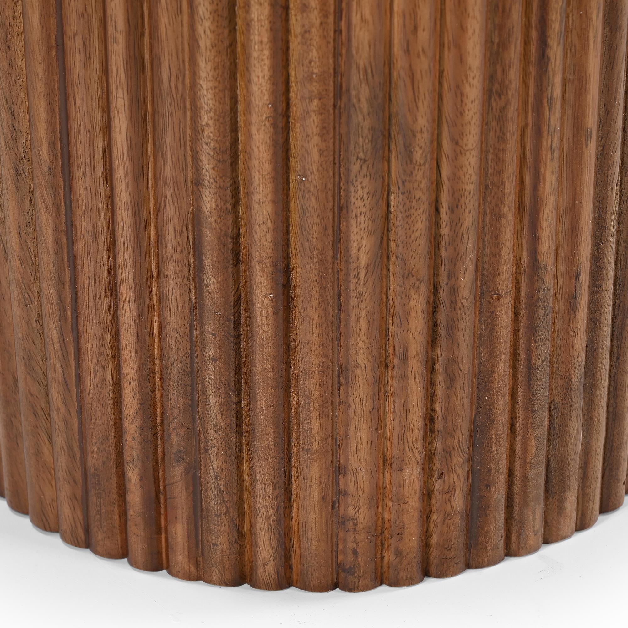  !nspire Jilsa 502-551WAL Console Table - Walnut & White IMAGE 6