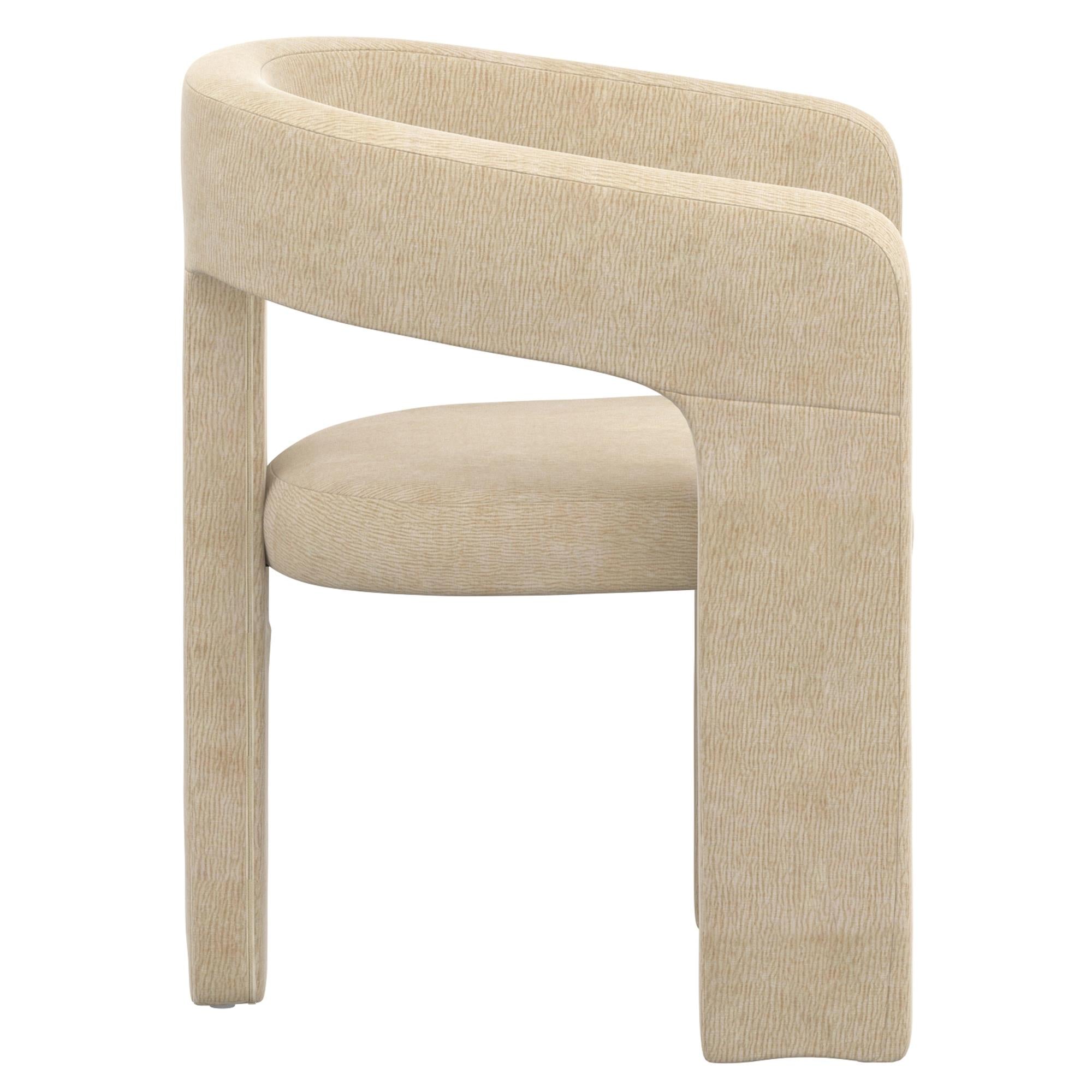  !nspire Jilsa/Amara 207-551WAL_933BG 5 pc Dining Set - Walnut & White Table with Beige Chair IMAGE 9