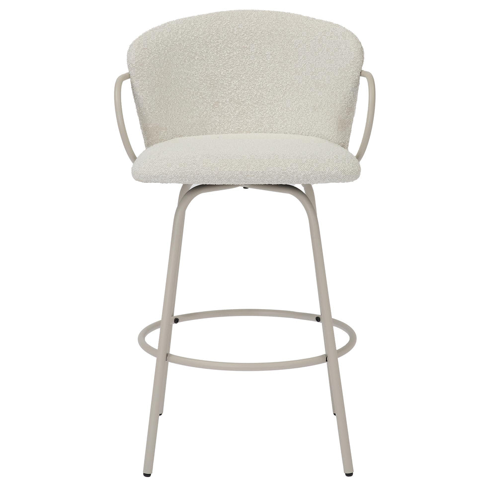  !nspire Kalani 203-995BG 26" Counter Stool w/Swivel - Beige IMAGE 5