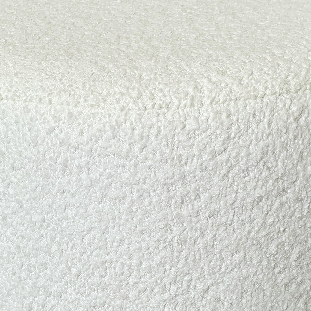  !nspire Kiraz 402-839IV_WT Round Ottoman - Ivory & White IMAGE 7