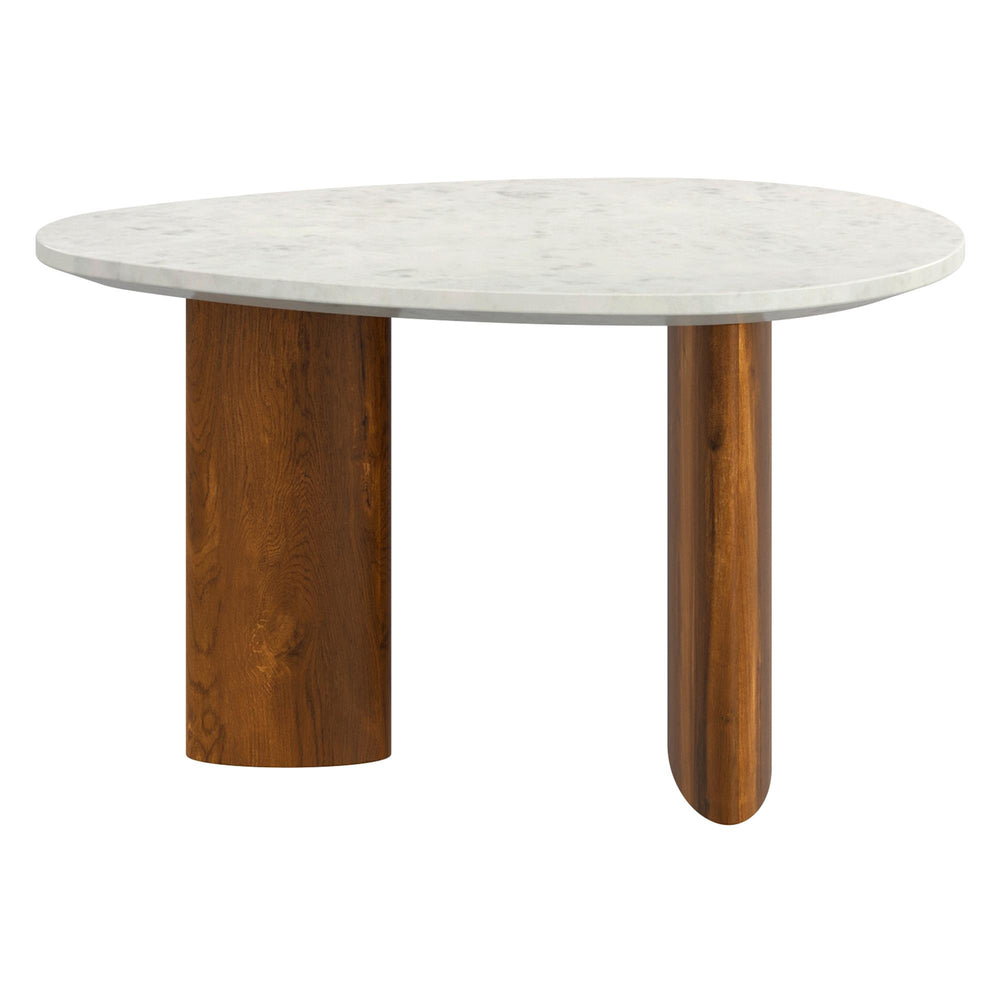  !nspire Lyriq 301-975WAL Coffee Table - Walnut & White IMAGE 4