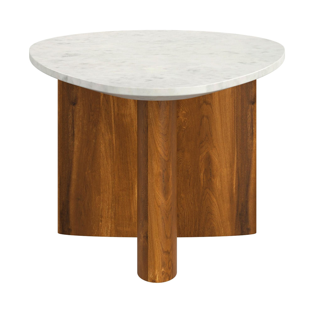  !nspire Lyriq 301-975WAL Coffee Table - Walnut & White IMAGE 5