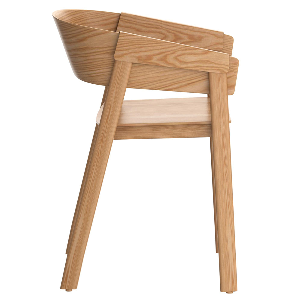  !nspire Mateo 202-563NAT Contract Grade Chair - Natural IMAGE 4