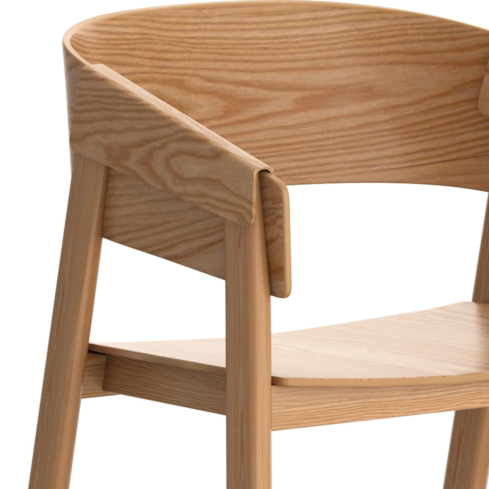  !nspire Mateo 202-563NAT Contract Grade Chair - Natural IMAGE 6