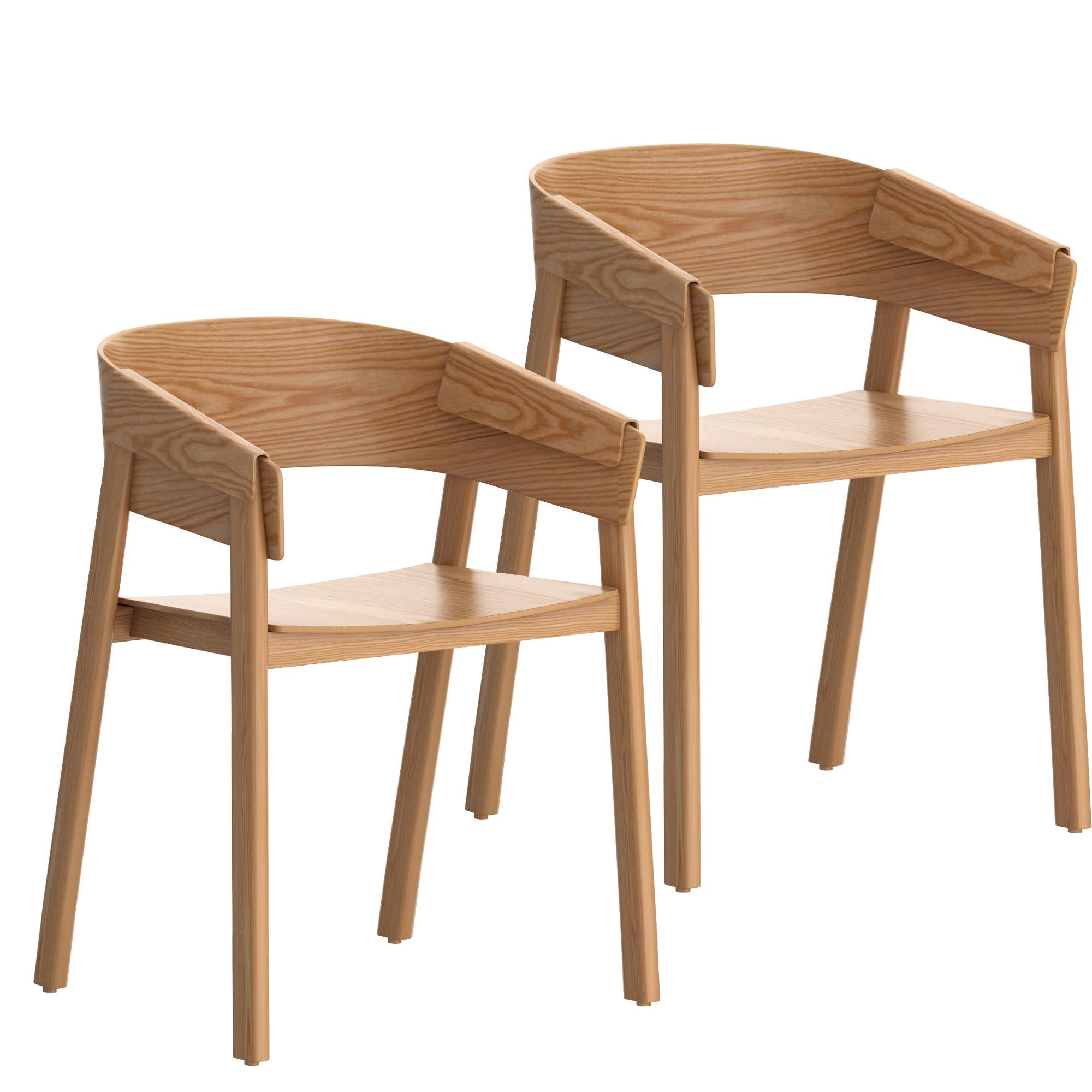  !nspire Mateo 202-563NAT Contract Grade Chair - Natural IMAGE 7