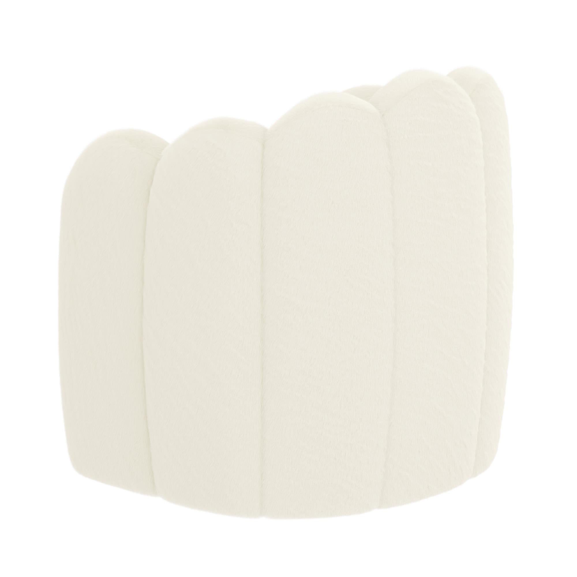  !nspire Pandora 403-385IV Accent Chair - Ivory IMAGE 3