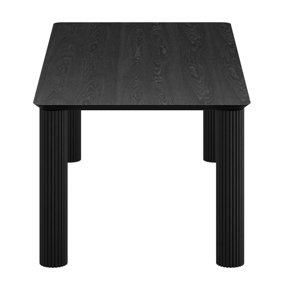  !nspire Sangra 201-751BLKLG 79" Large Rectangular Dining Table - Black IMAGE 4