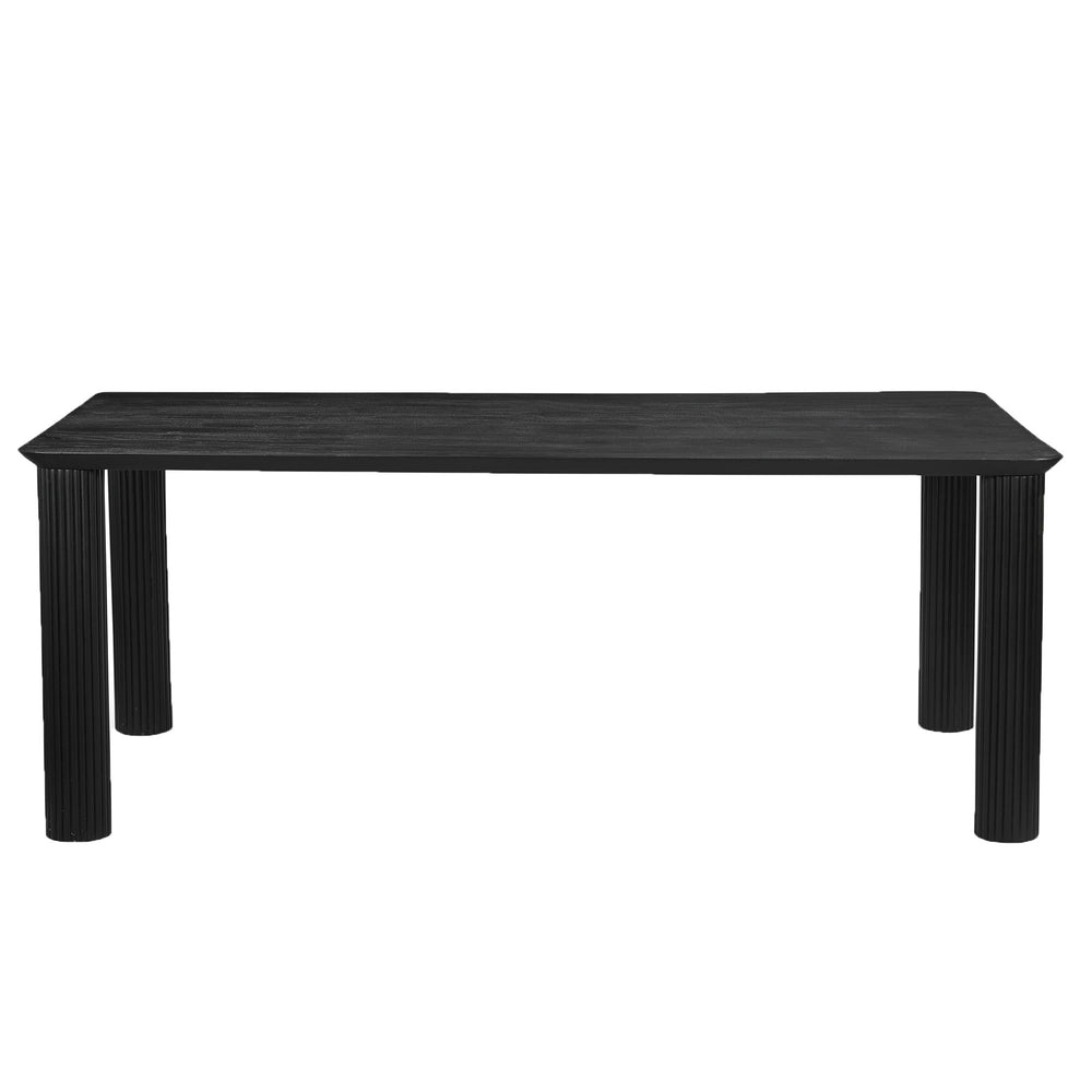  !nspire Sangra 201-751BLKLG 79" Large Rectangular Dining Table - Black IMAGE 5