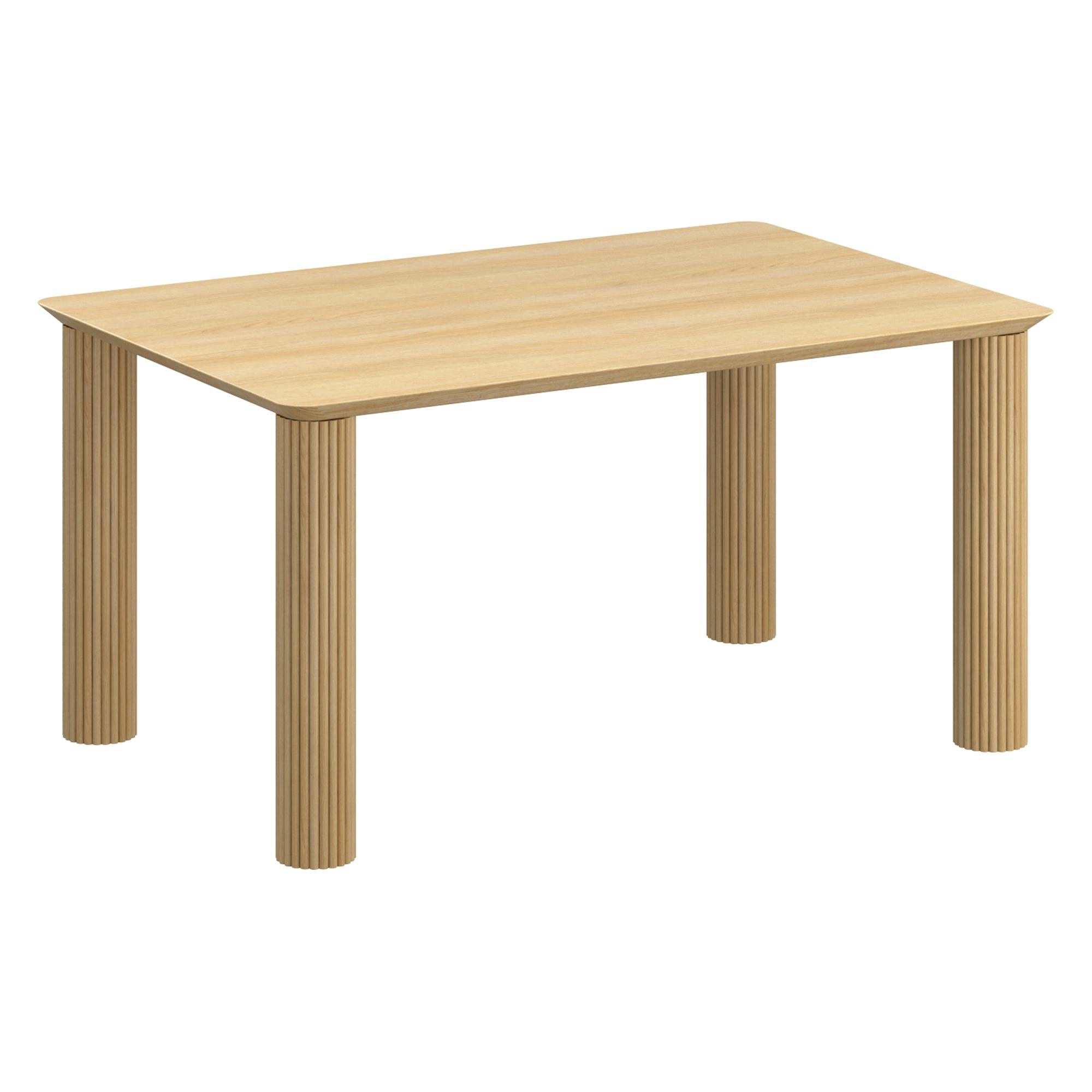  !nspire Sangra 201-751NATSM 59" Small Rectangular Dining Table - Natural IMAGE 1
