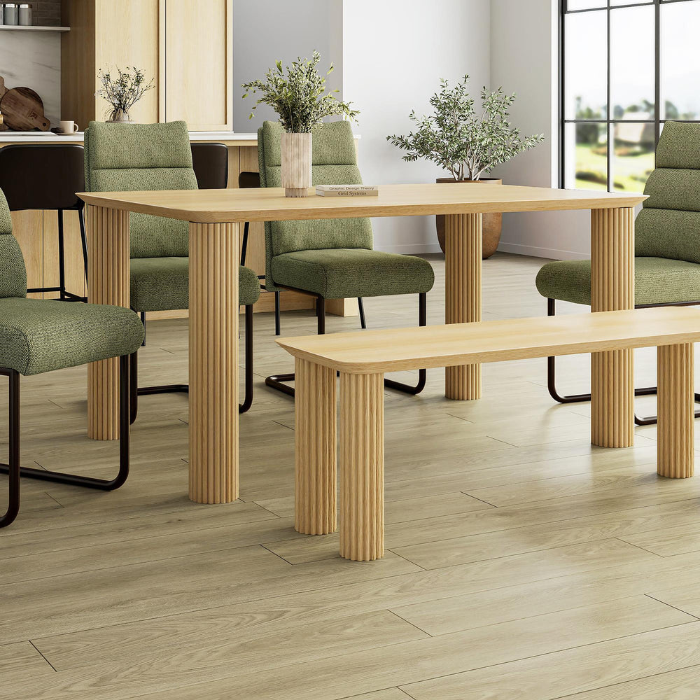 !nspire Sangra 201-751NATSM 59" Small Rectangular Dining Table - Natural IMAGE 2