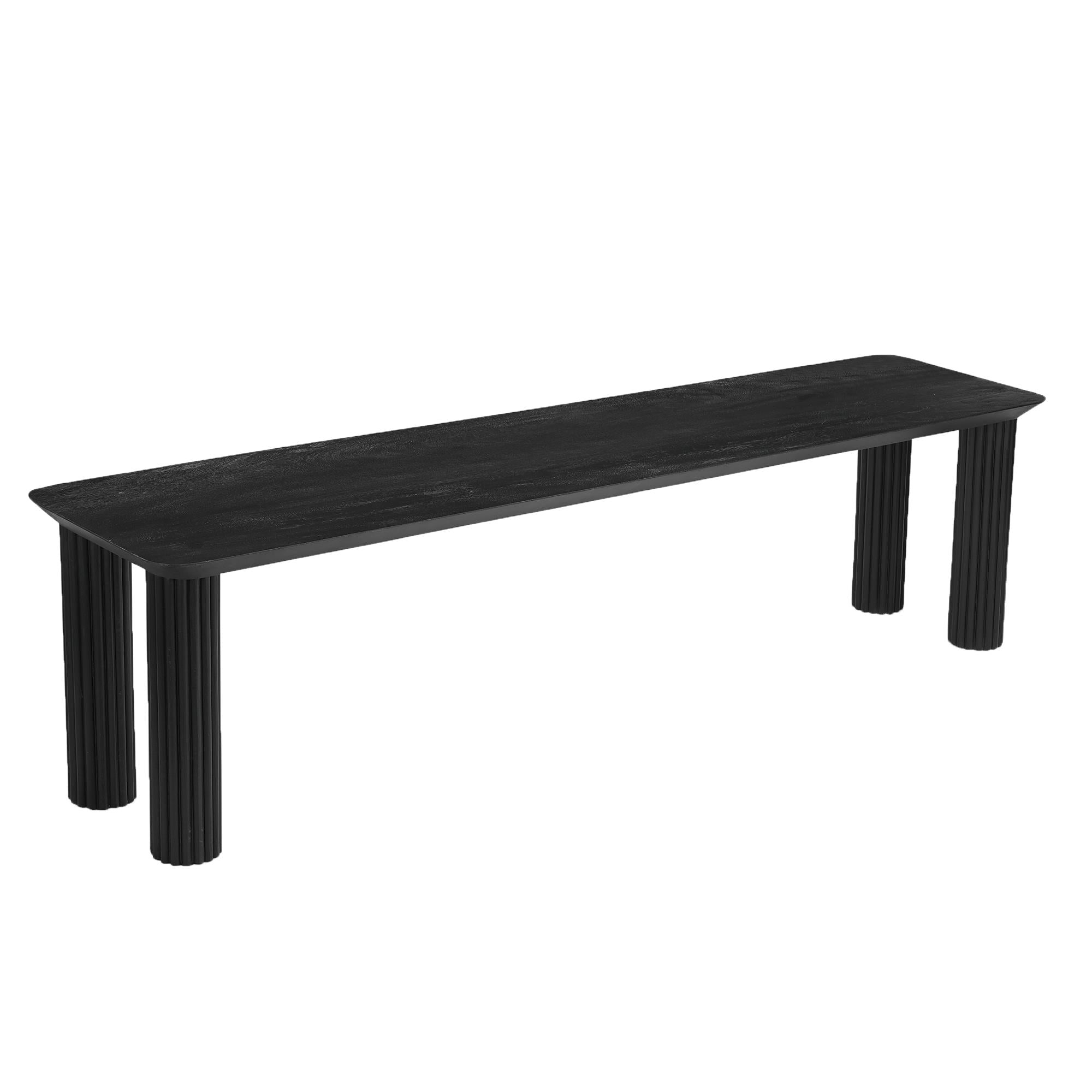  !nspire Sangra 401-751BLKLG 71" Bench - Black IMAGE 1