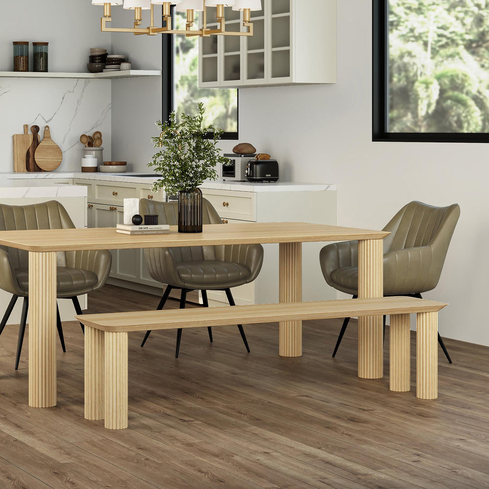 !nspire Sangra 401-751NATLG 71" Bench - Natural IMAGE 2