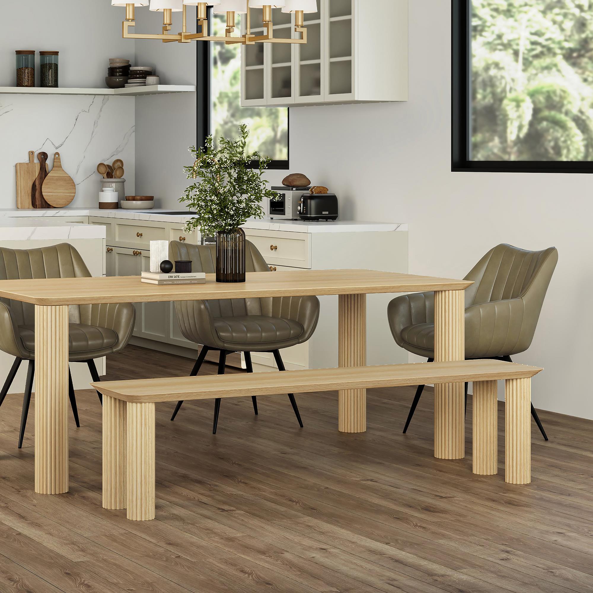  !nspire Sangra 401-751NATLG 71" Bench - Natural IMAGE 2