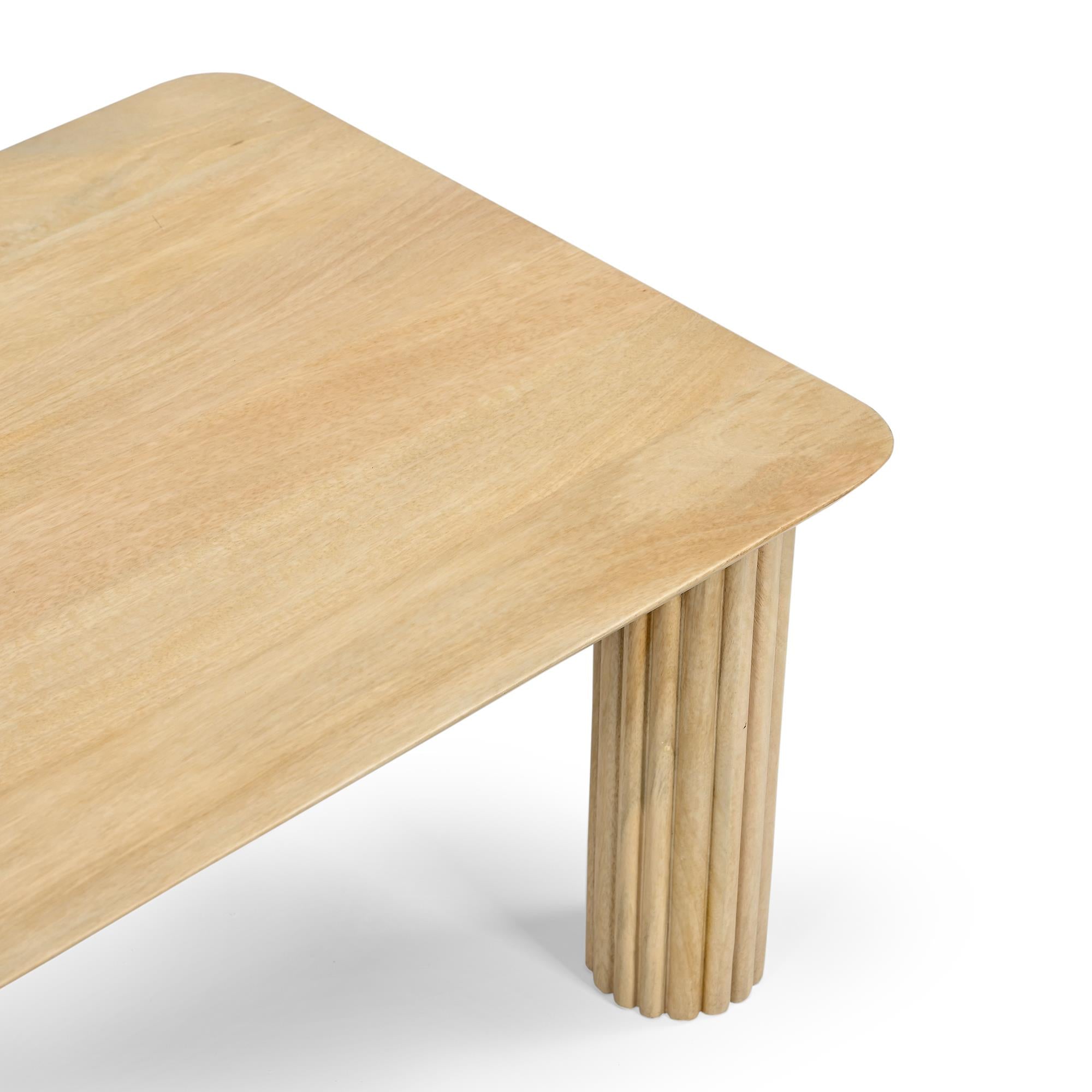  !nspire Sangra 401-751NATLG 71" Bench - Natural IMAGE 6
