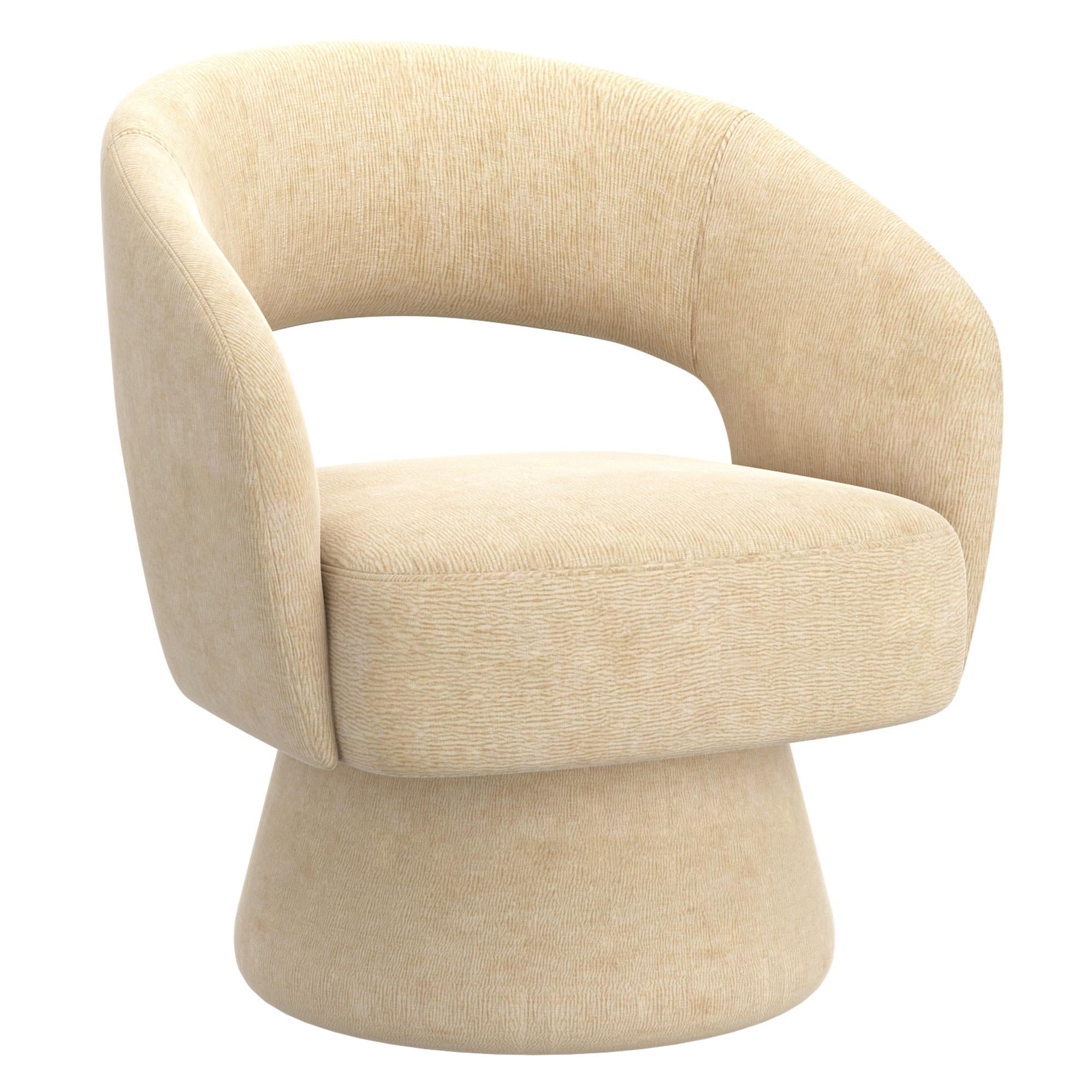  !nspire Santo 403-992BG Accent Chair - Beige IMAGE 1