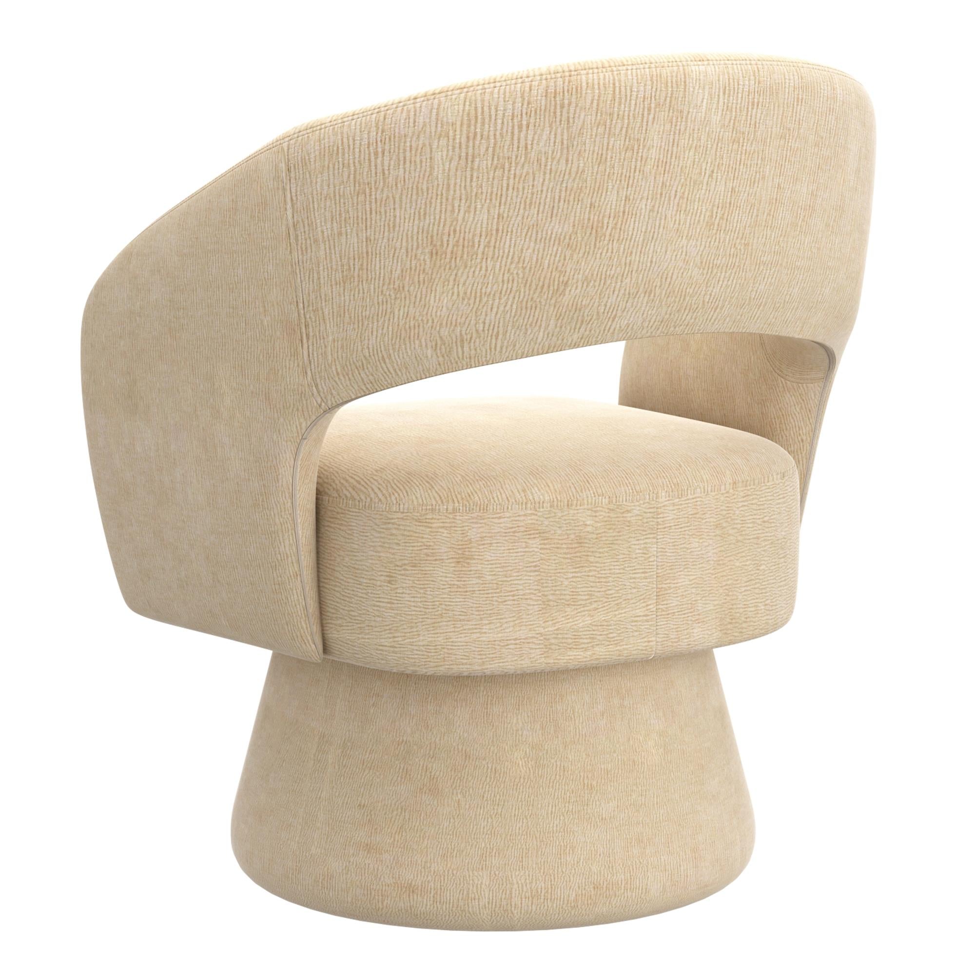  !nspire Santo 403-992BG Accent Chair - Beige IMAGE 3