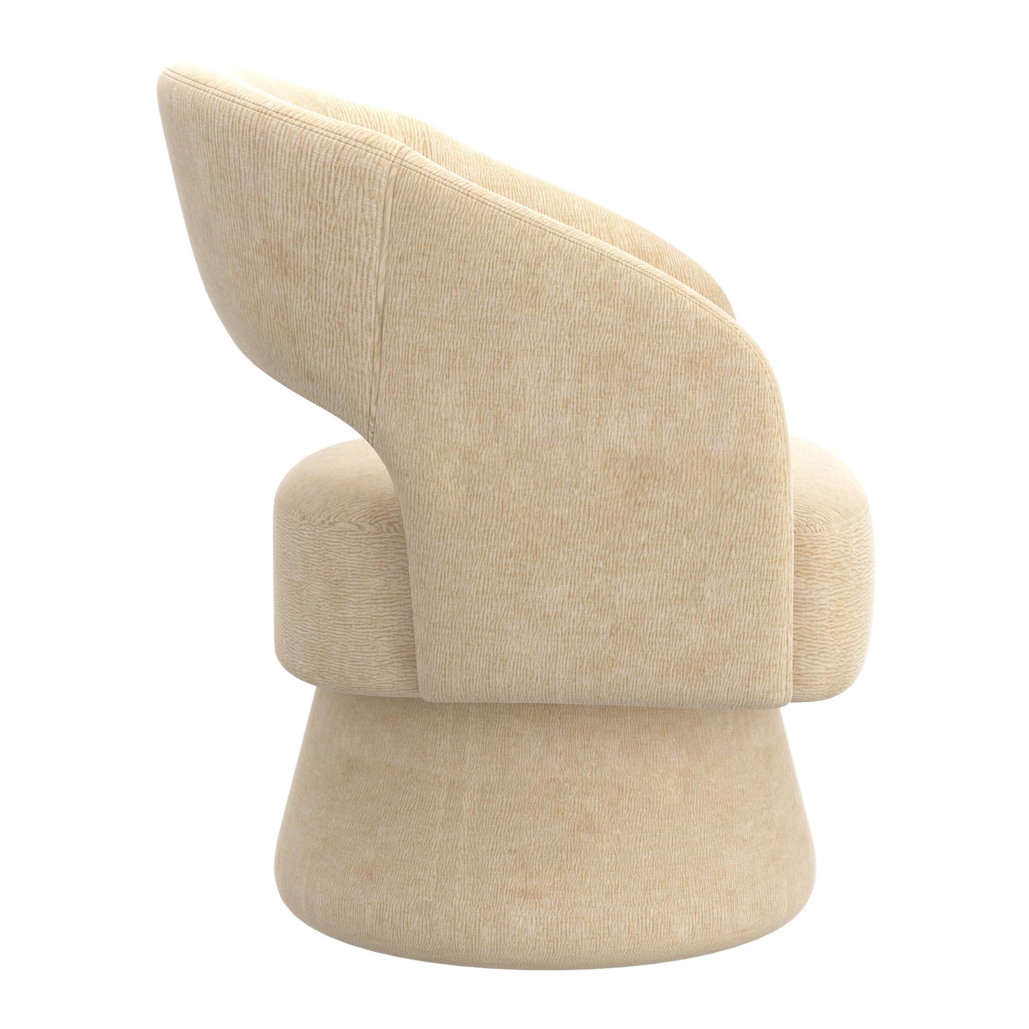  !nspire Santo 403-992BG Accent Chair - Beige IMAGE 4