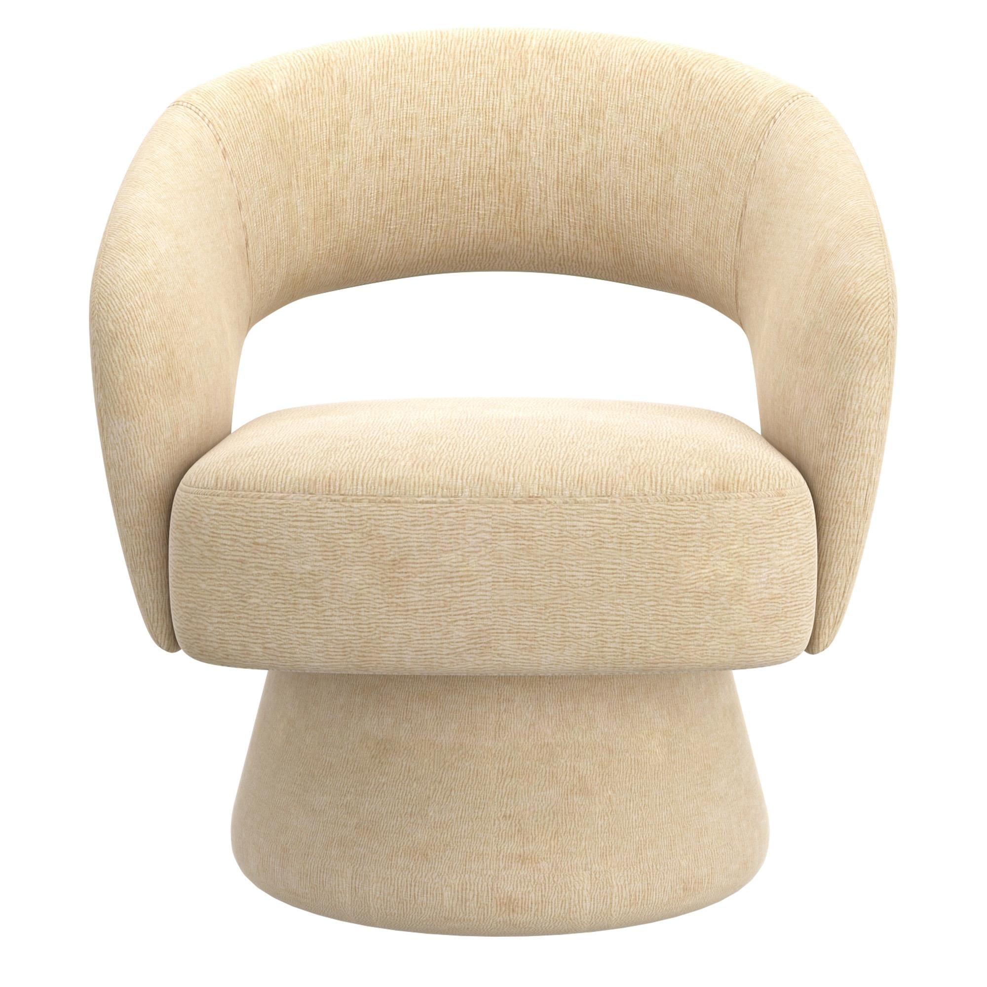  !nspire Santo 403-992BG Accent Chair - Beige IMAGE 5