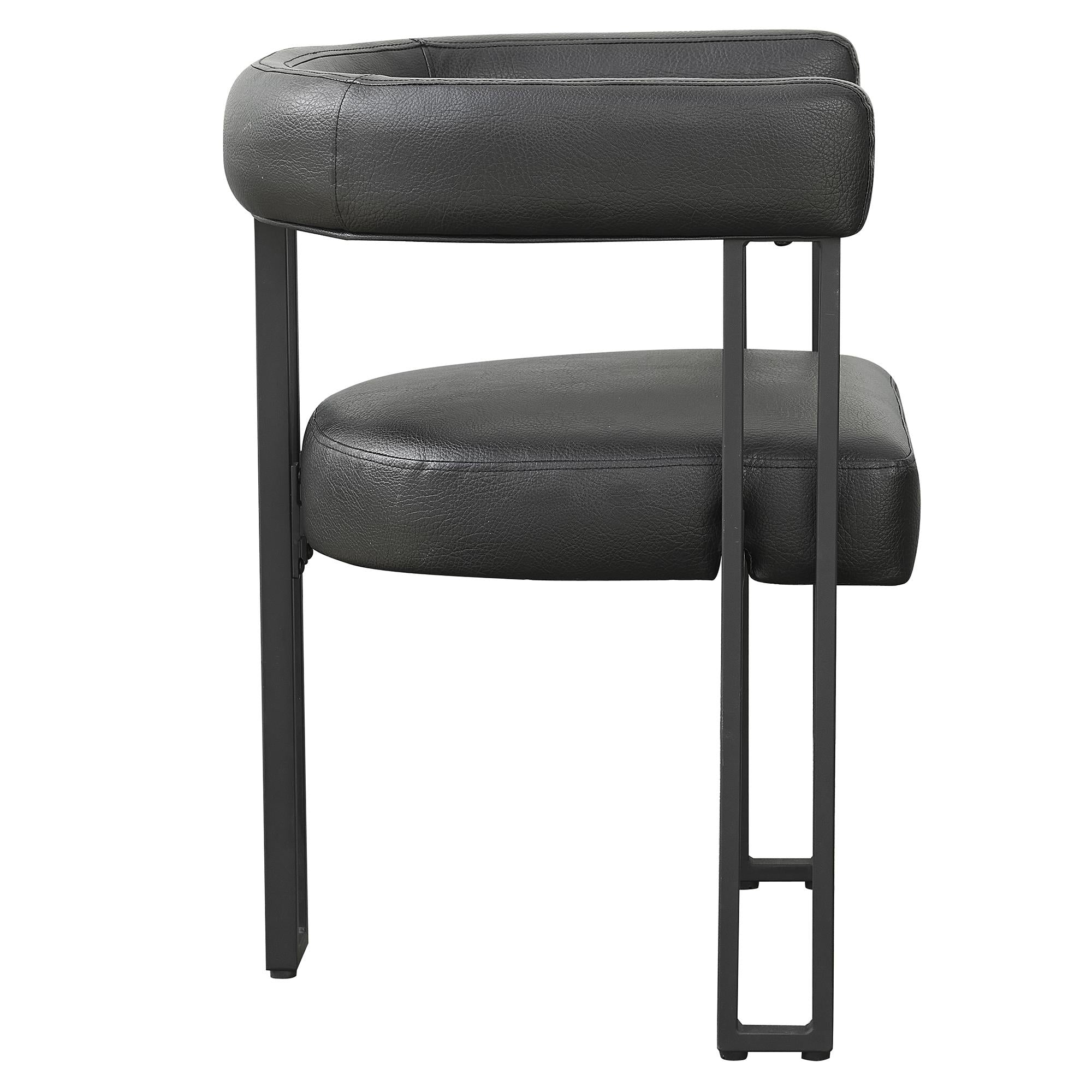  !nspire Scarlet 202-108PUBK Dining Chair - Black PU IMAGE 4