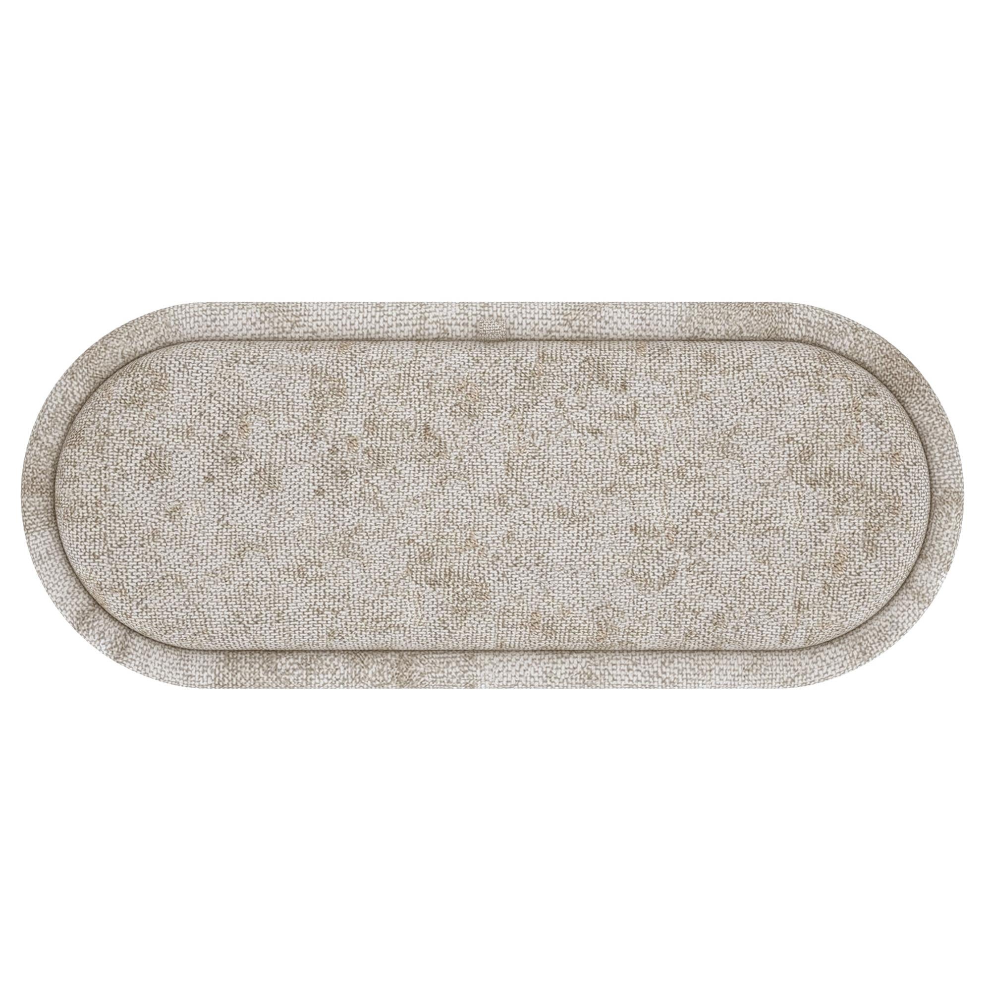  Worldwide Home Furnishings Sezron 402-642BEG Storage Ottoman Bench - Beige IMAGE 6