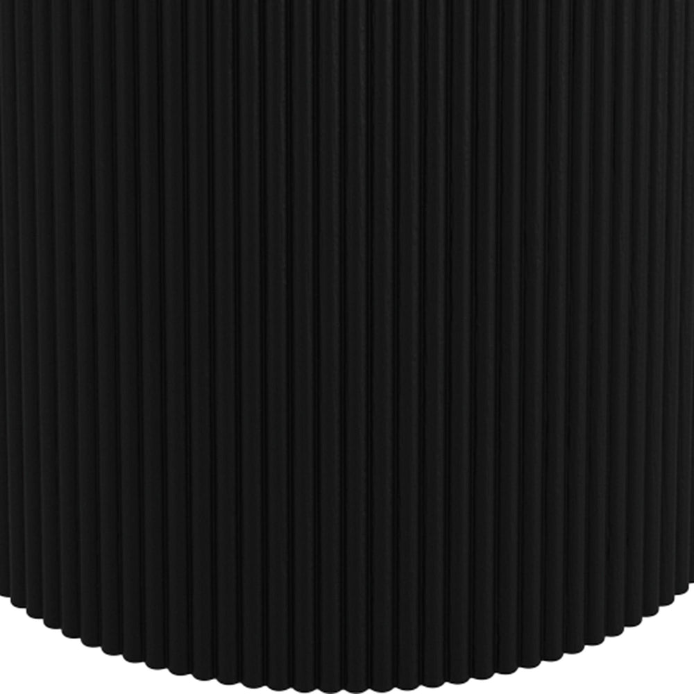  Worldwide Home Furnishings Tovas 201-782BLK Round Dining Table - Black IMAGE 5