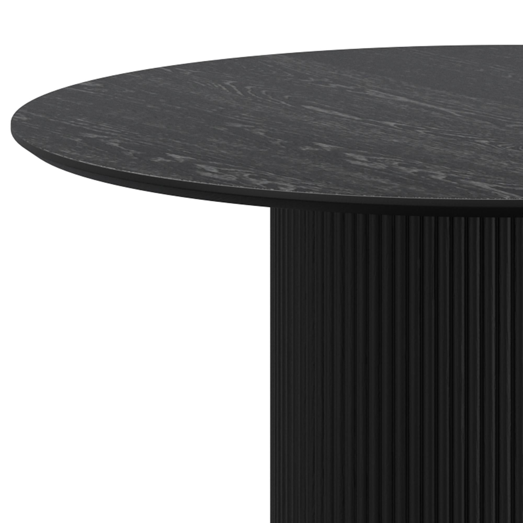  Worldwide Home Furnishings Tovas/Caprese 207-782BLK_269BLK 5 pc Dining Set - Black Table with Black Chair IMAGE 3