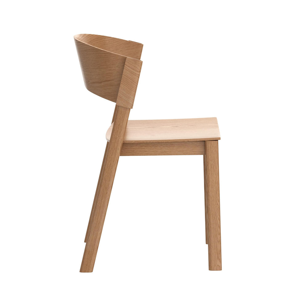  Worldwide Home Furnishings Tovas/Elias 207-782NAT_849NAT 5 pc Dining Set - Natural Table with Natural Chair IMAGE 9