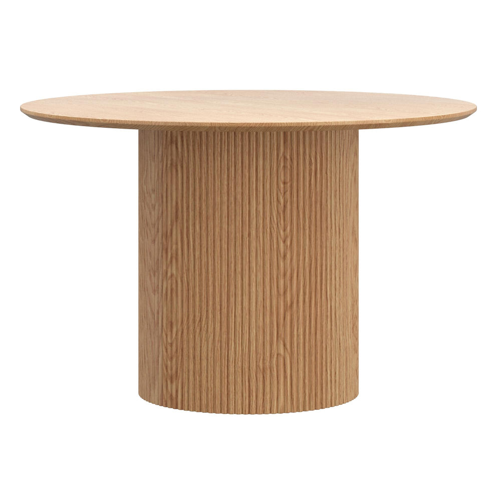  Worldwide Home Furnishings Tovas/Hudson 207-782NAT_582BG 5 pc Dining Set - Natural Table with Beige Chair IMAGE 4