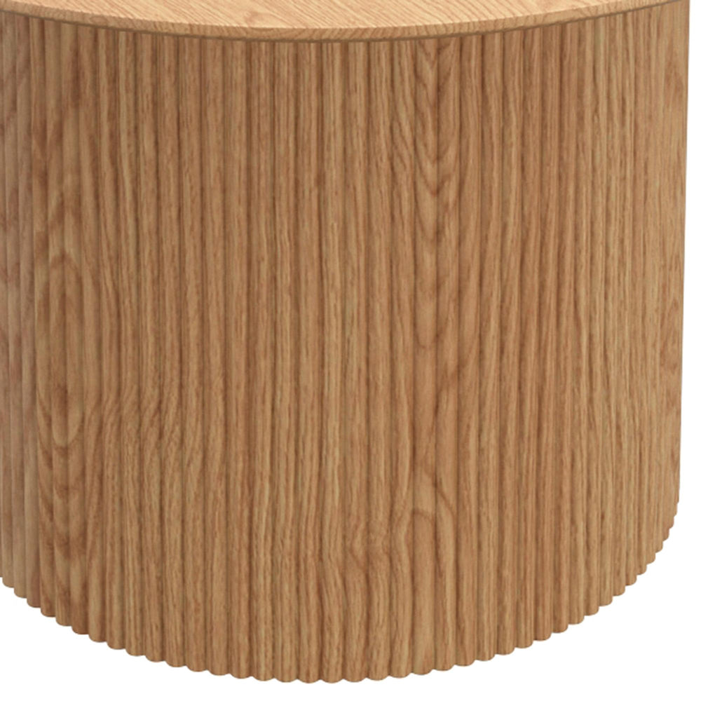  Worldwide Home Furnishings Tovas/Hudson 207-782NAT_582BG 5 pc Dining Set - Natural Table with Beige Chair IMAGE 5