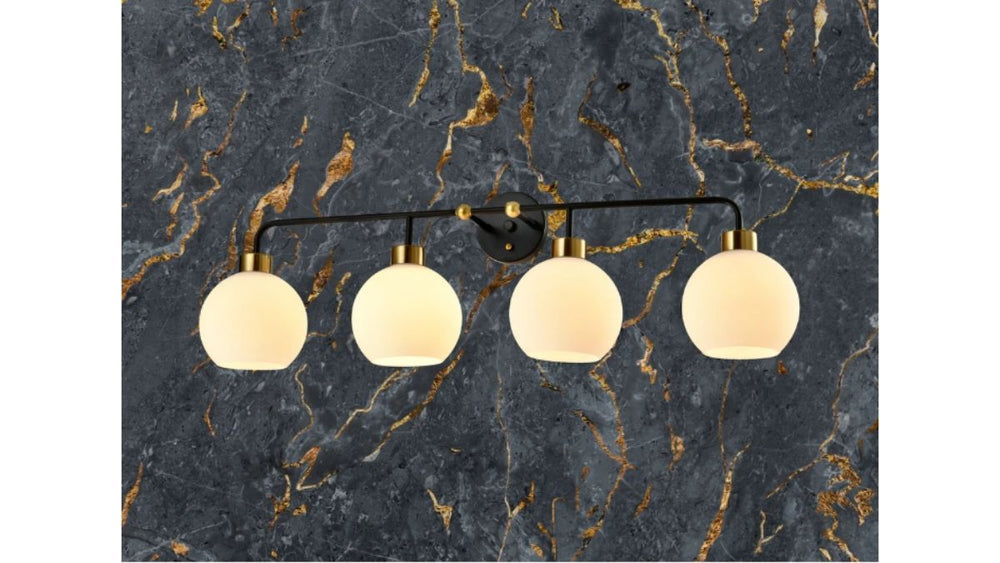 Quad Cream Wall Light