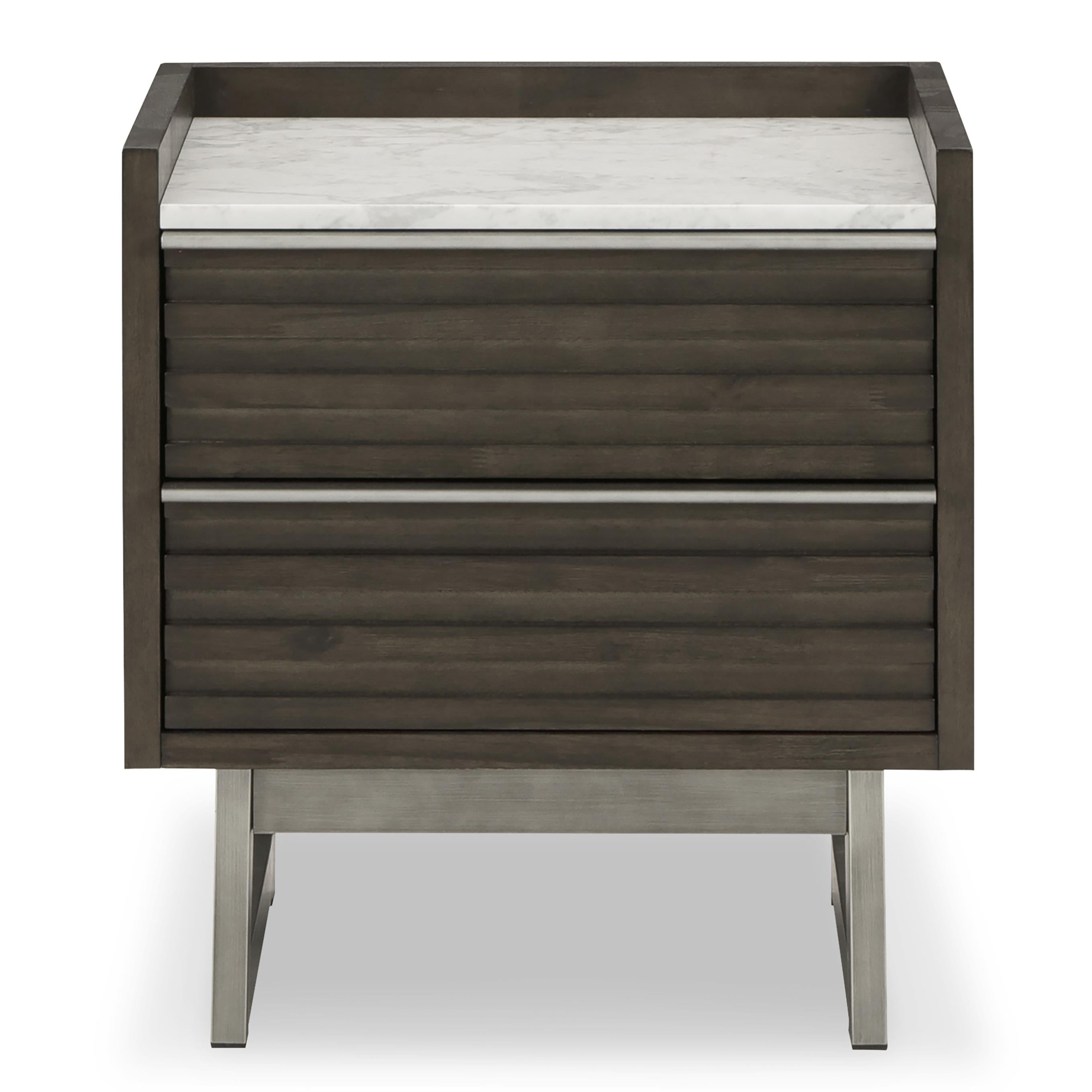 Ashley Arkenton B786-92 Two Drawer Night Stand IMAGE 3
