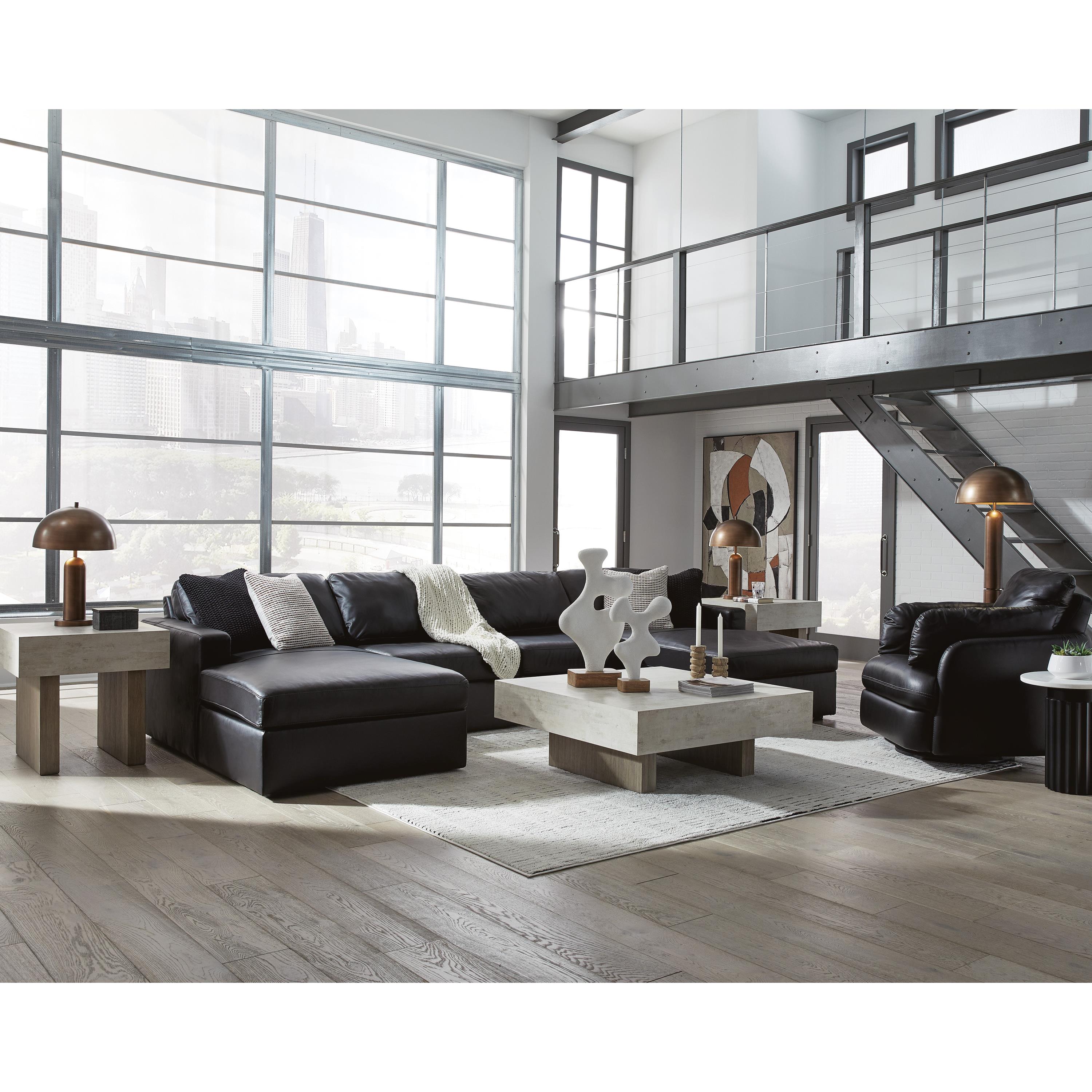  Signature Design by Ashley ModMax II 74305S19 4 pc Double Chaise Sectional IMAGE 5