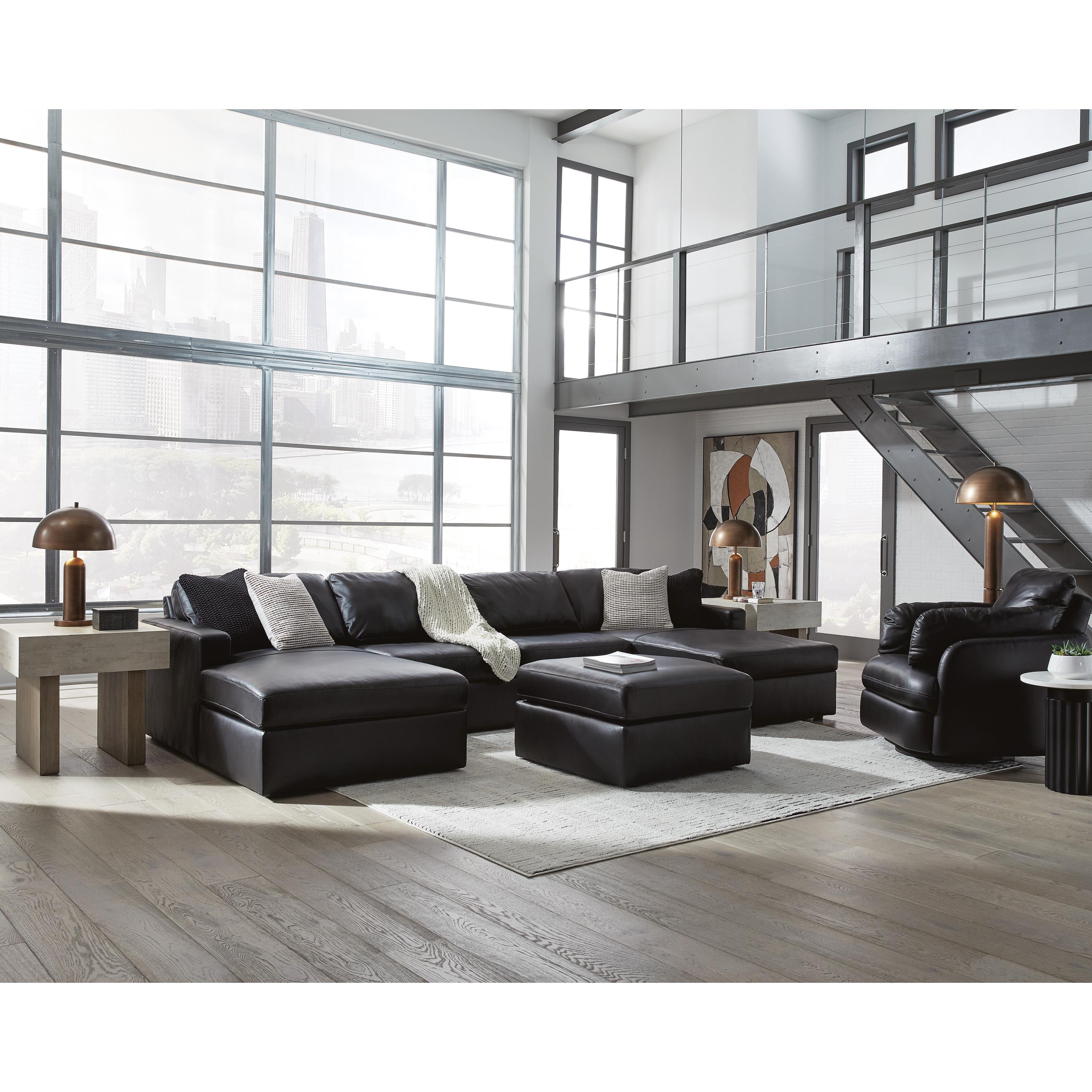  Signature Design by Ashley ModMax II 74305S19 4 pc Double Chaise Sectional IMAGE 8