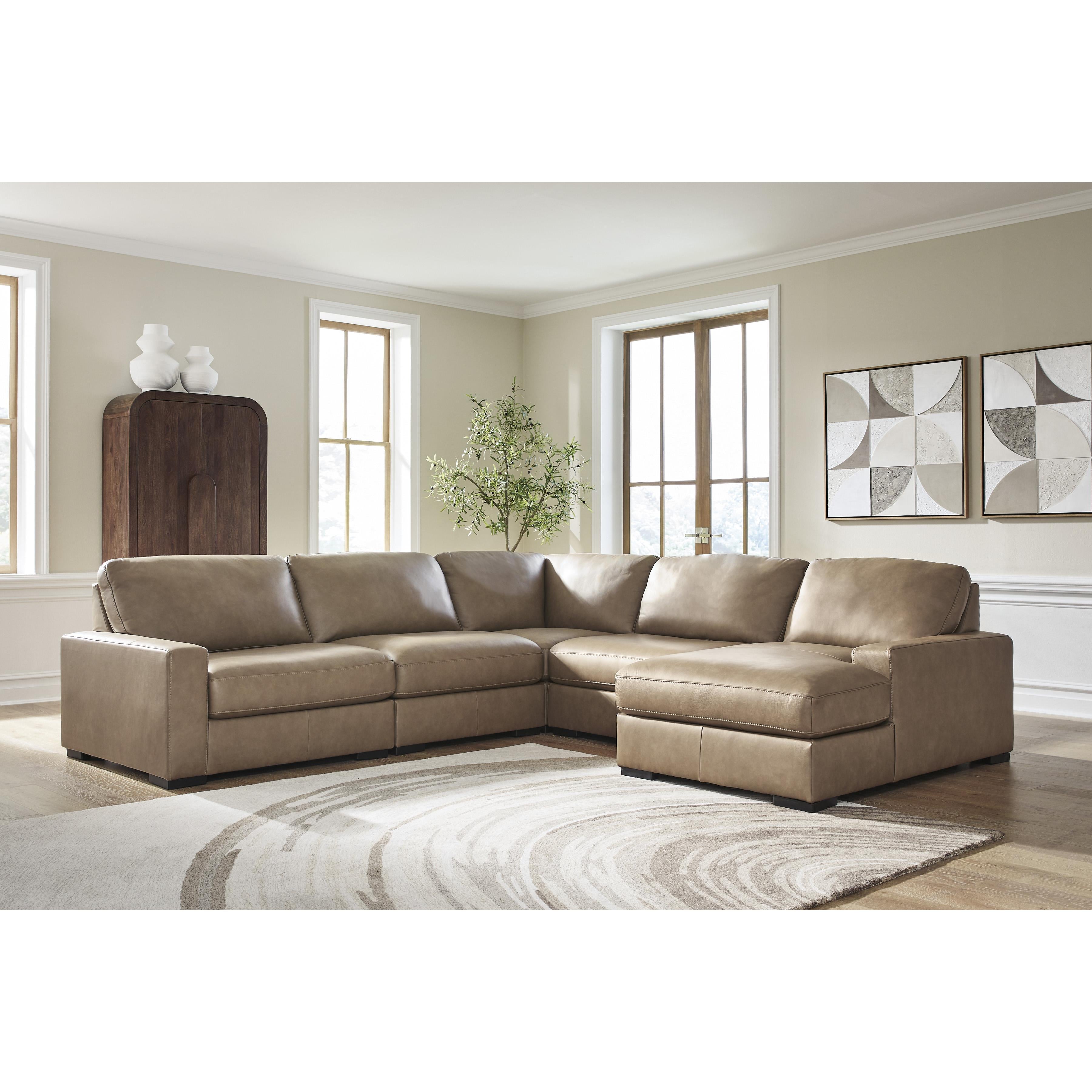  Benchcraft Veronella 76106S13 5 pc Sectional with Chaise IMAGE 2