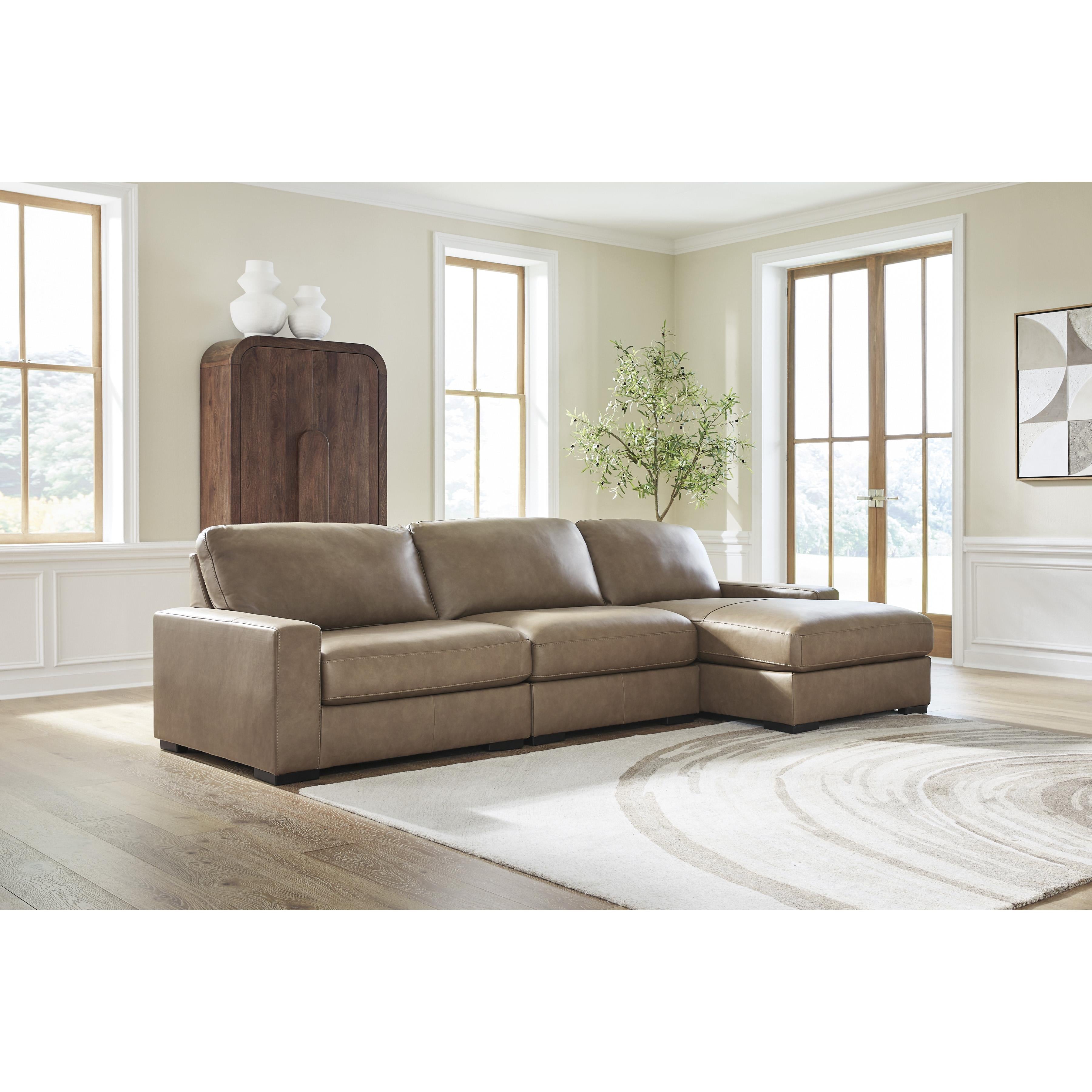  Benchcraft Veronella 76106S6 3 pc Sectional with Chaise IMAGE 3