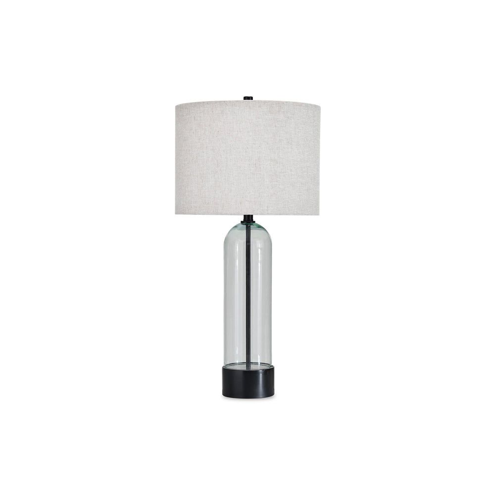  Signature Design by Ashley Kerrbrook L430944 Glass Table Lamp IMAGE 1