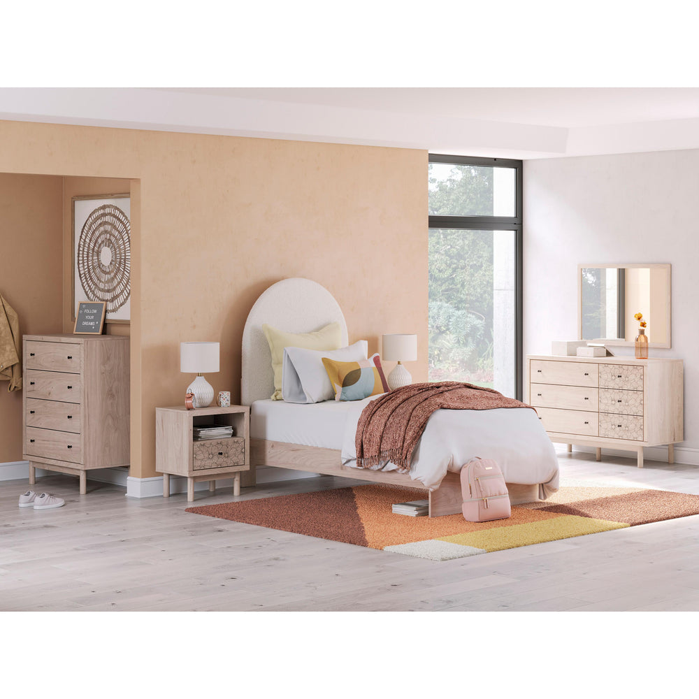  Signature Design by Ashley Arloster PCB1566B2 Twin Upholstered Panel Bed IMAGE 9