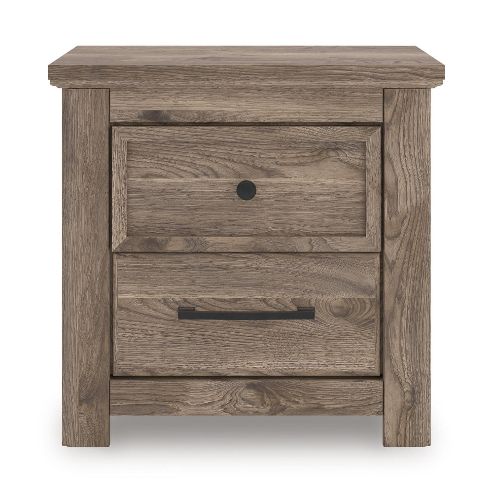  Signature Design by Ashley Rusticott PCB2260-92 Two Drawer Night Stand IMAGE 3