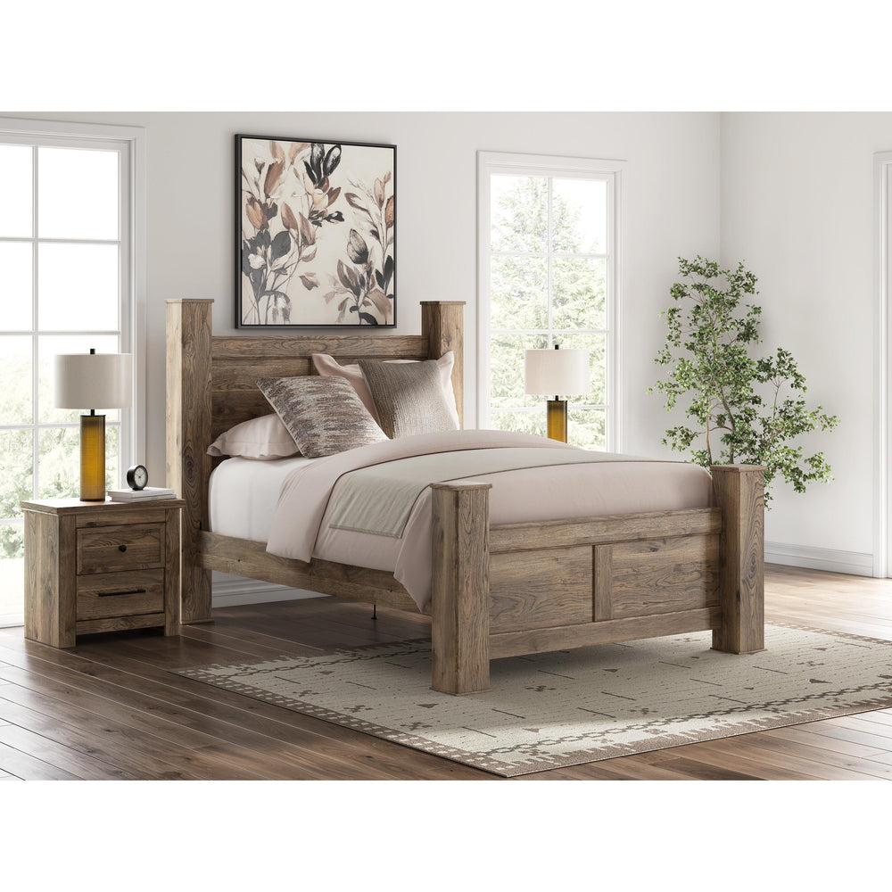  Signature Design by Ashley Rusticott PCB2260B4 Queen Poster Bed IMAGE 6