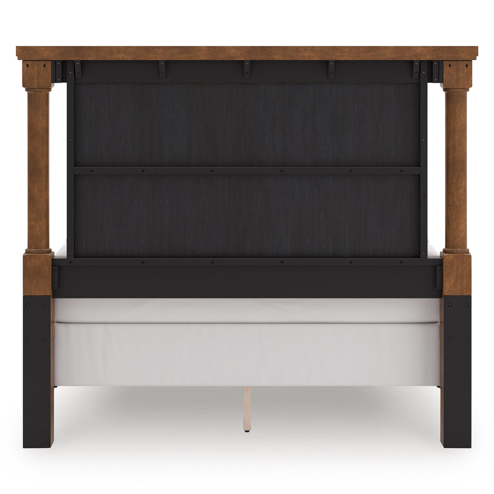  Signature Design by Ashley Rowlenstown PCB824B2 Queen Poster Bed IMAGE 4
