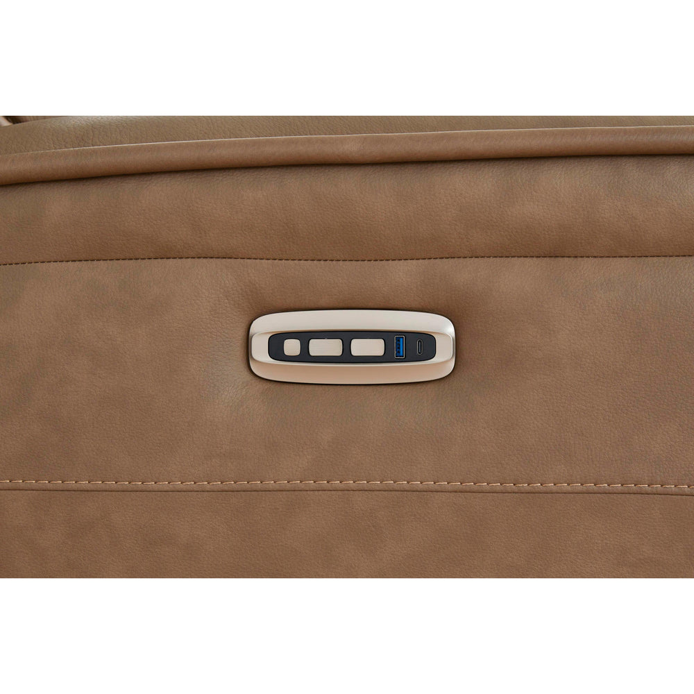  Signature Design by Ashley Glencroft PCU1240018 Power Reclining Loveseat with Console and Adjustable Headrest IMAGE 7